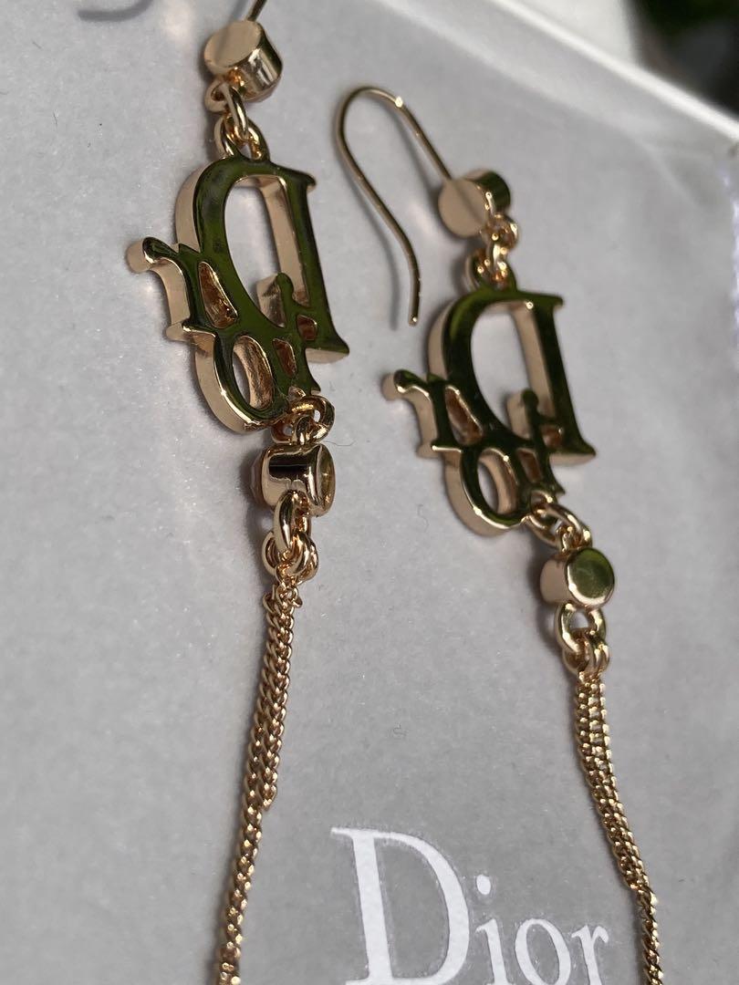 Dior クリスチャンディオールゴールドピアス