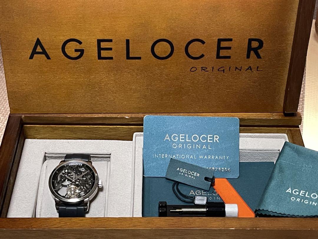 トゥールビヨン　agelocer  おまけ竜頭自動巻機