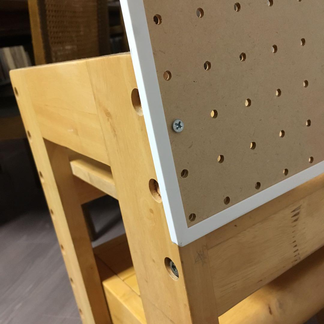 キッズー 絵本棚 有孔ボード付 MUlXF-m61951702302 キッズデスク 高品質通販