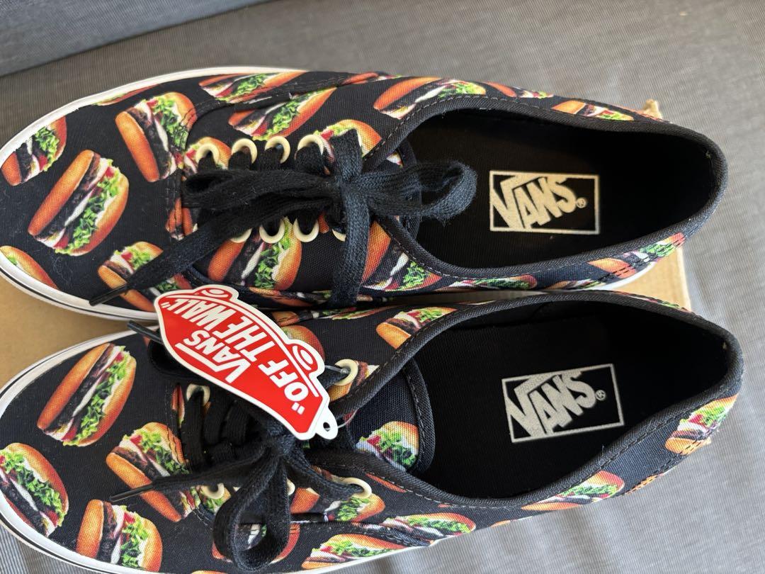 vans スニーカー　ハンバーガー