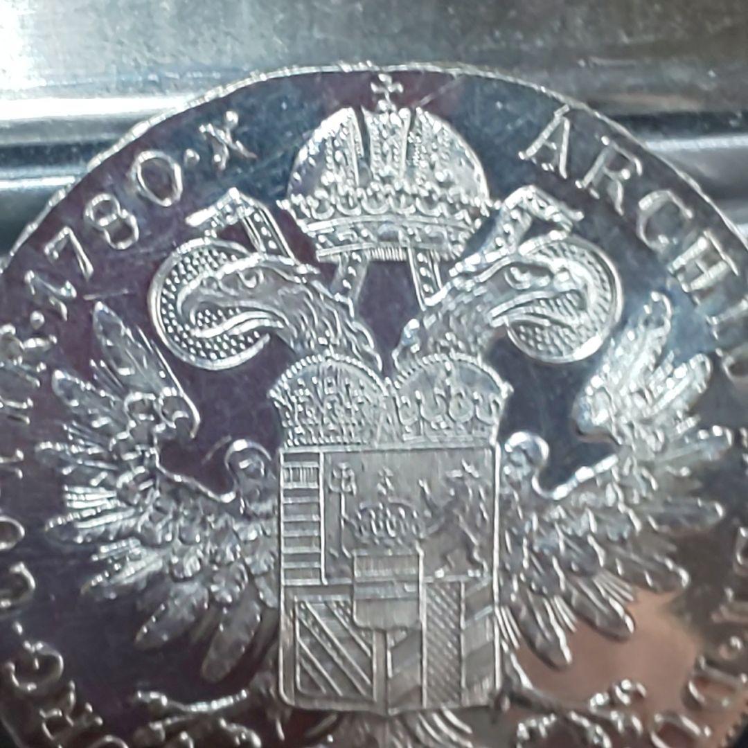 オーストリア 1780年 マリア・テレジア ！銀貨【プルーフ】
