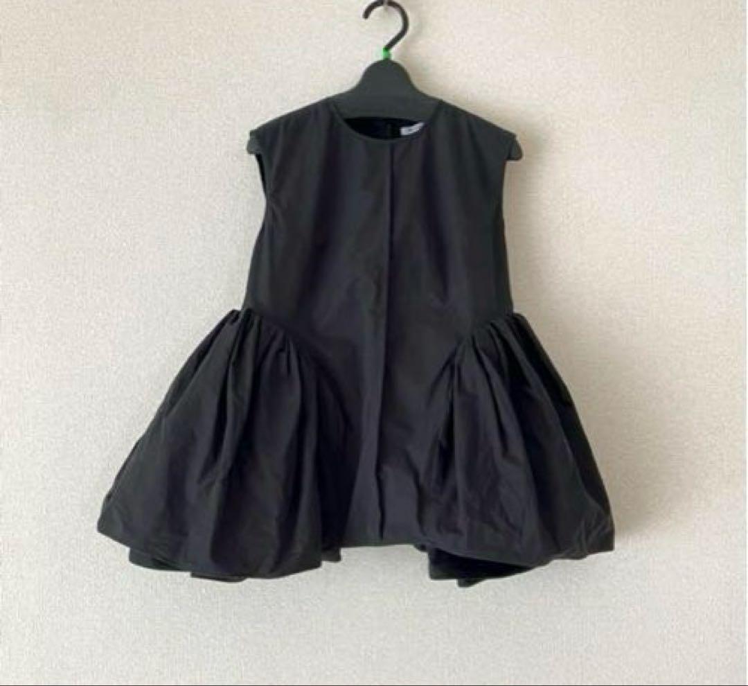 ✨美品✨リコトーキョー RIKO Tokyo メレンゲブラウス ブラック 黒