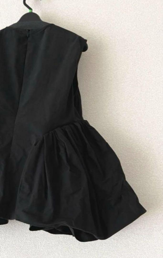 ✨美品✨リコトーキョー RIKO Tokyo メレンゲブラウス ブラック 黒