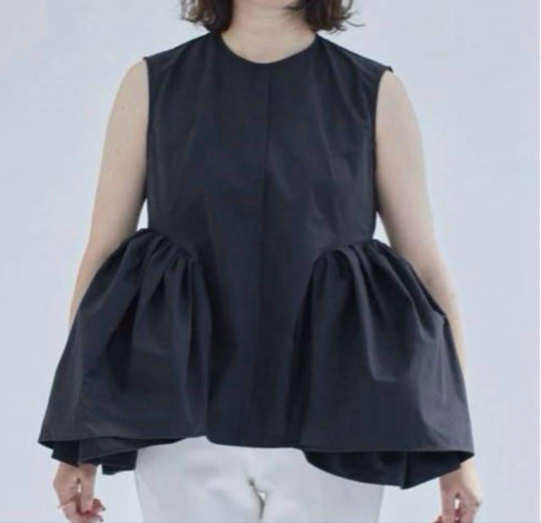 ✨美品✨リコトーキョー RIKO Tokyo メレンゲブラウス ブラック 黒
