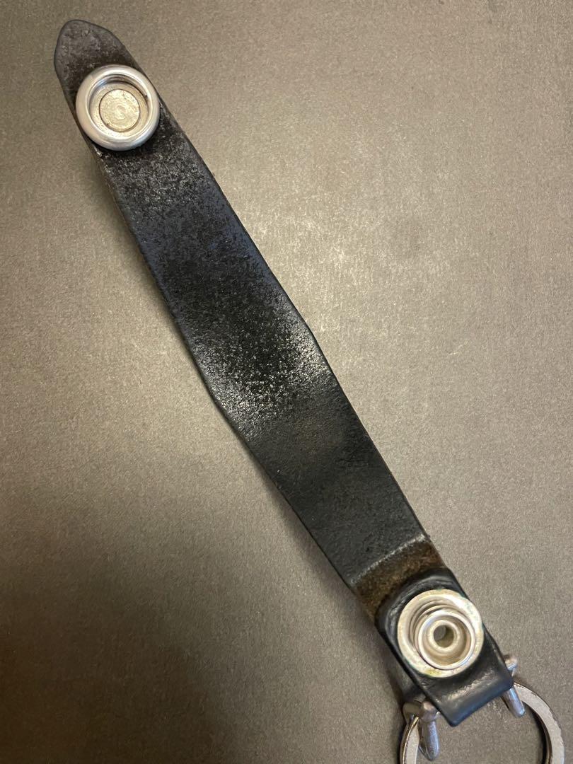 クロムハーツ クロスボールボタン ベルトループ 【中古】 Chrome Hearts - クロムハーツ BELT LOOP D RING Dカンクロス