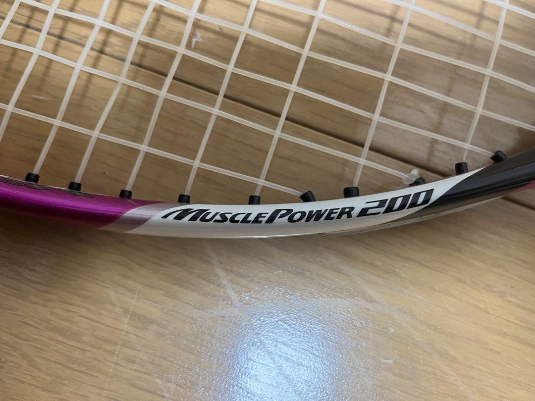 YONEX 軟式用テニスmuscle power 200ラケット　ケース付き