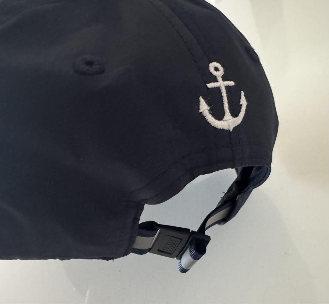 【美品】muta MARINE キャップ 帽子　ネイビー muta キャップ帽子 FIELD SENSOR 8 ロゴキャップ メンズ ムータ