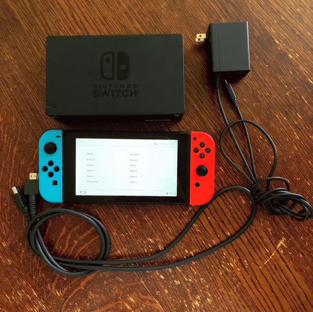 Nintendo Switch ネオンブルー/ネオンレッド 本体 - メルカリ
