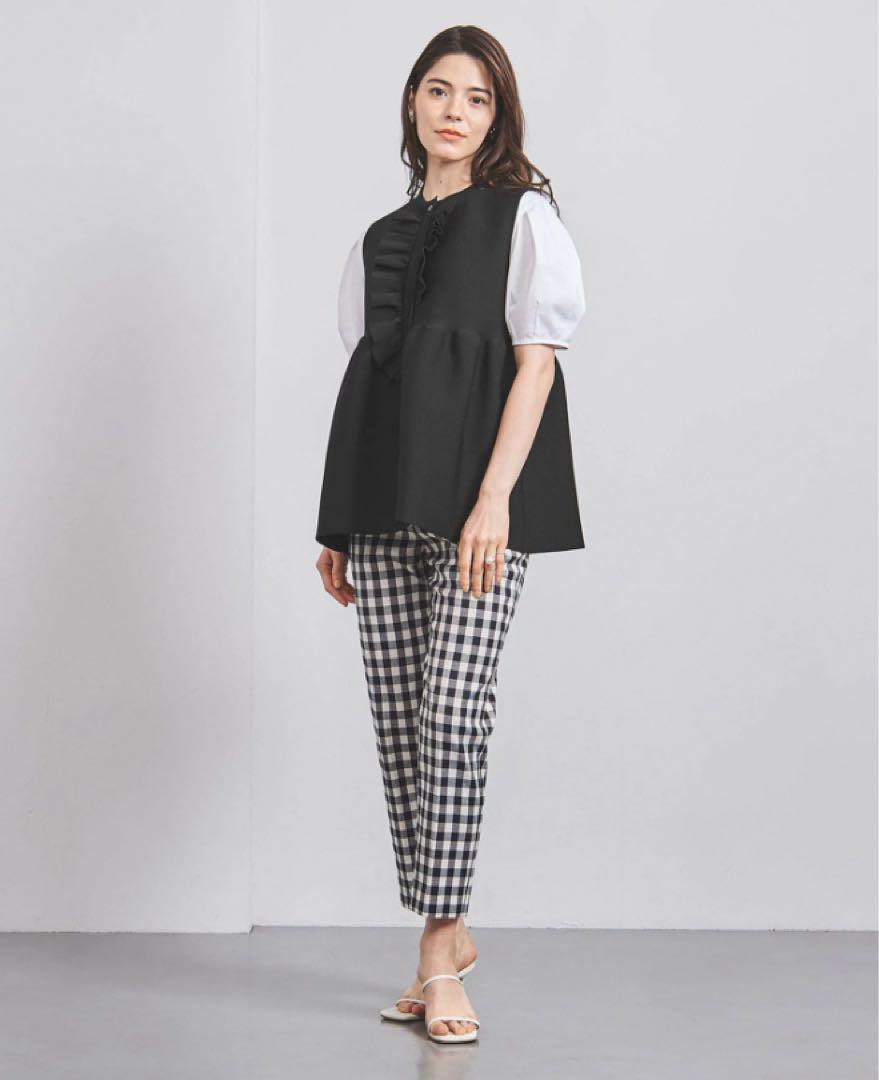新品　UNITED ARROWS P イレギュラーフリル ベスト