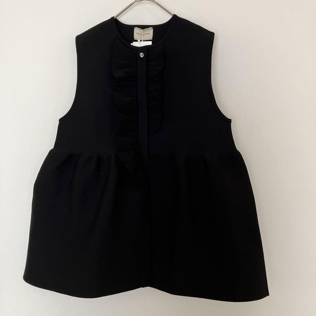 新品　UNITED ARROWS P イレギュラーフリル ベスト