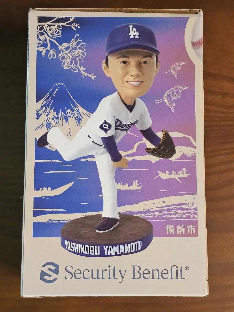 山本由伸　球場配布品 ドジャース ボブルヘッド　F