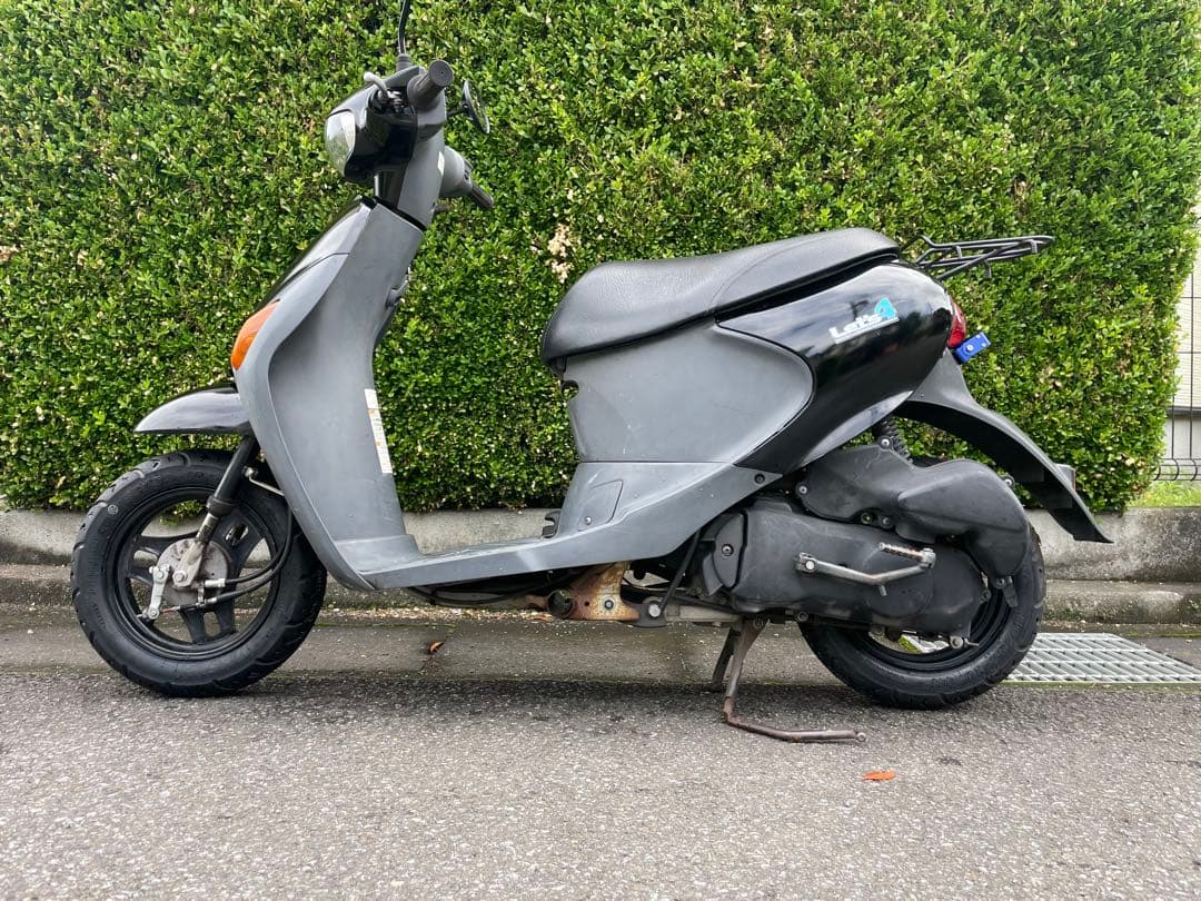 【整備済】 スズキ レッツ4 黒 通勤通学用 【整備済】 スズキ レッツ4 黒 通勤通学用