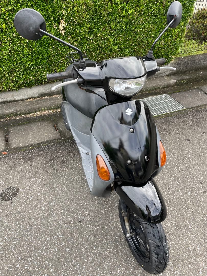 【整備済】 スズキ レッツ4 黒 通勤通学用 【整備済】 スズキ レッツ4 黒 通勤通学用