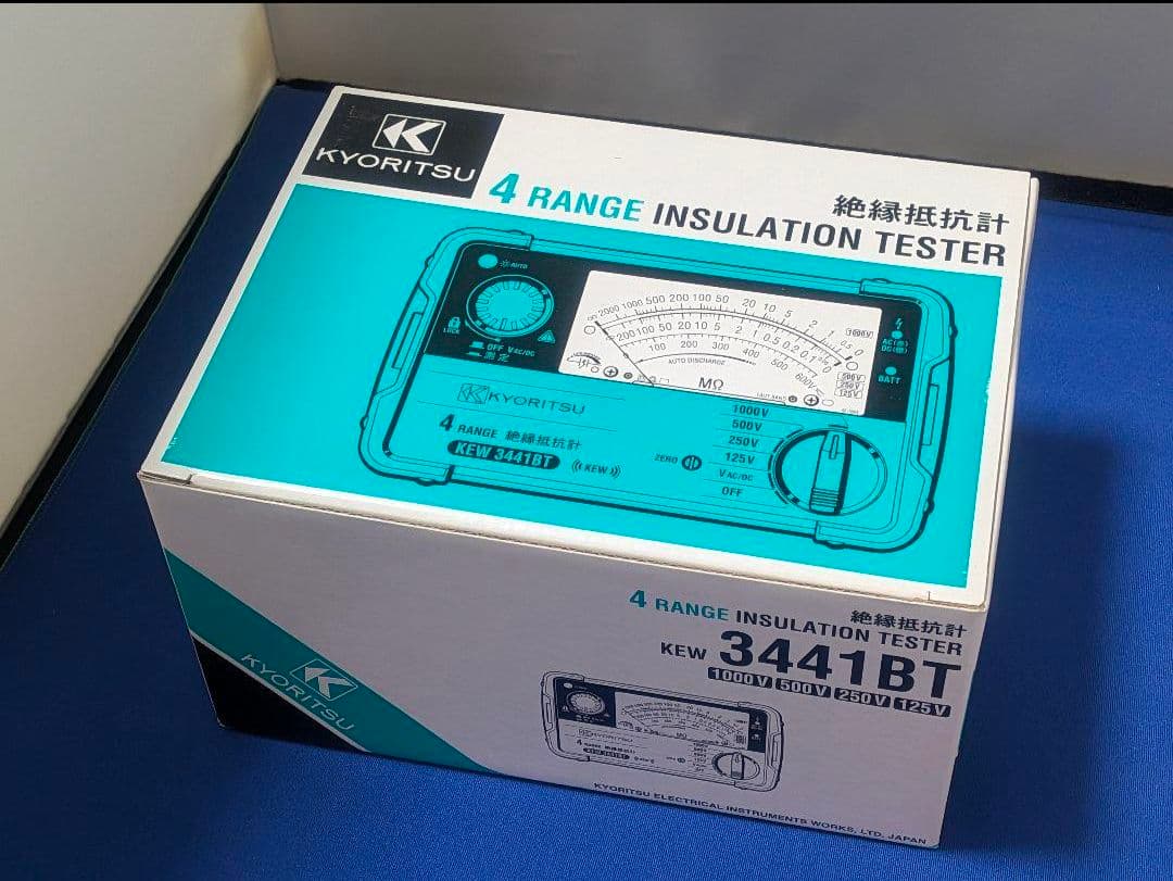 ②新品 共立電気 絶縁抵抗計 KEW 3441BT