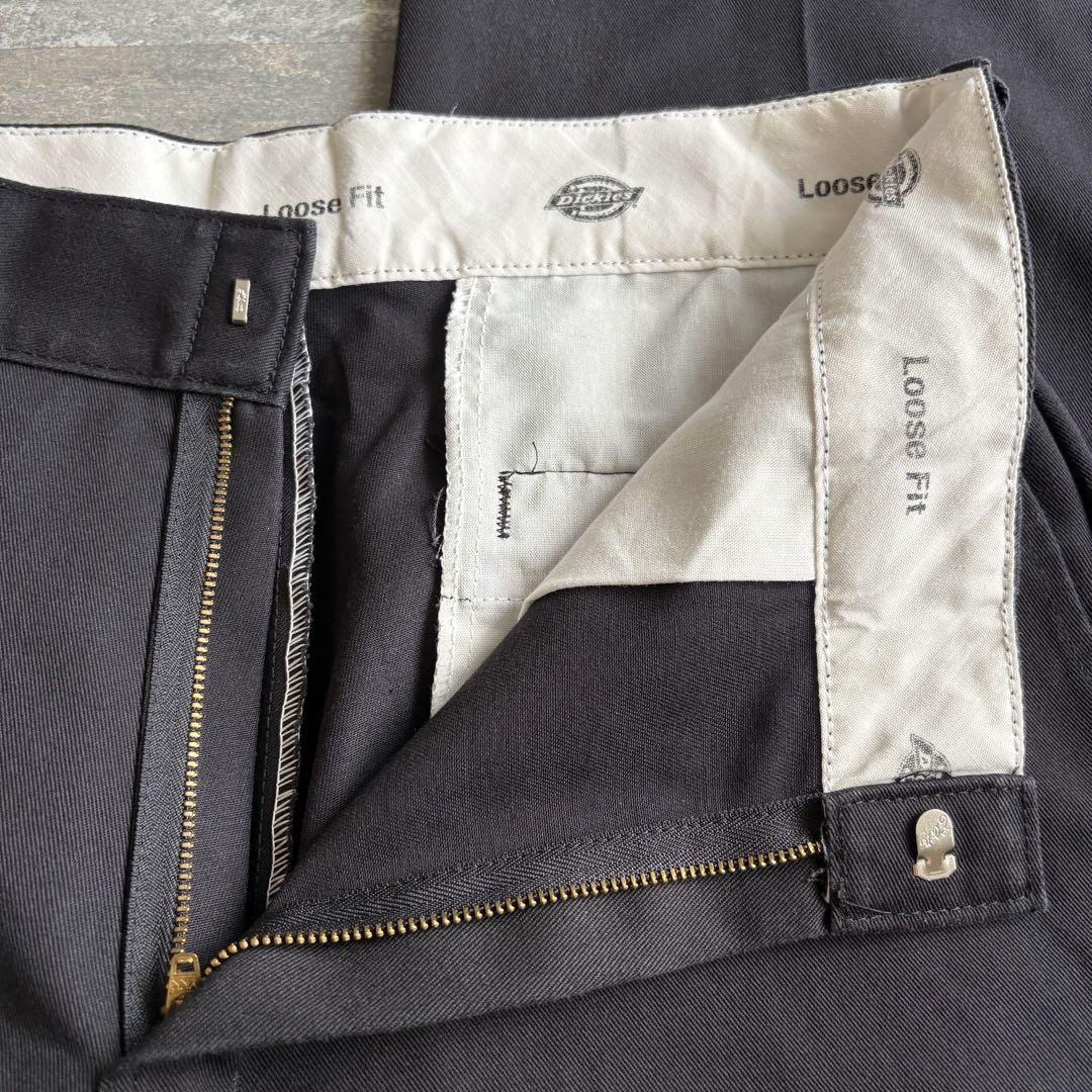 32×30【新品・未使用】ディッキーズ　ダブルニー　85283　　　ブラック 磔*門様 ディッキーズ ダブルニー 85283 ブラック サイズ32