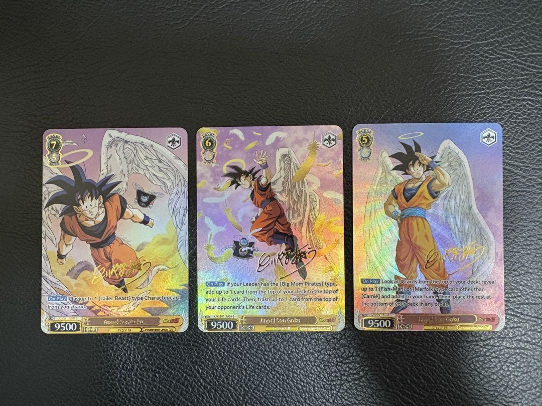 ウ*ル様 激レア　ドラゴンボール両面プロマイド　キラカード　悟空ファミリー 3枚 ドラゴンボール キラカード 孫悟空 - メルカリ