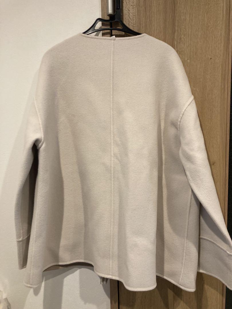 週末価格！anuans バイカラーショートリバーコート