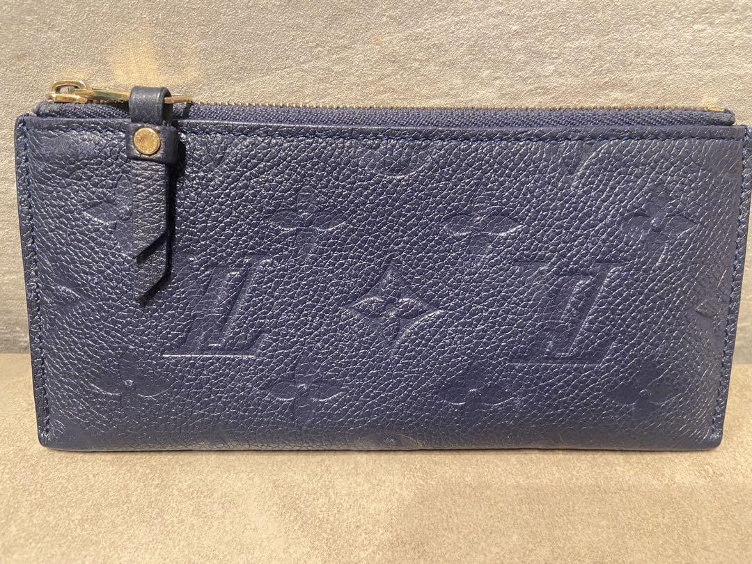 Louis Vuitton レザー長財布　アンプラント