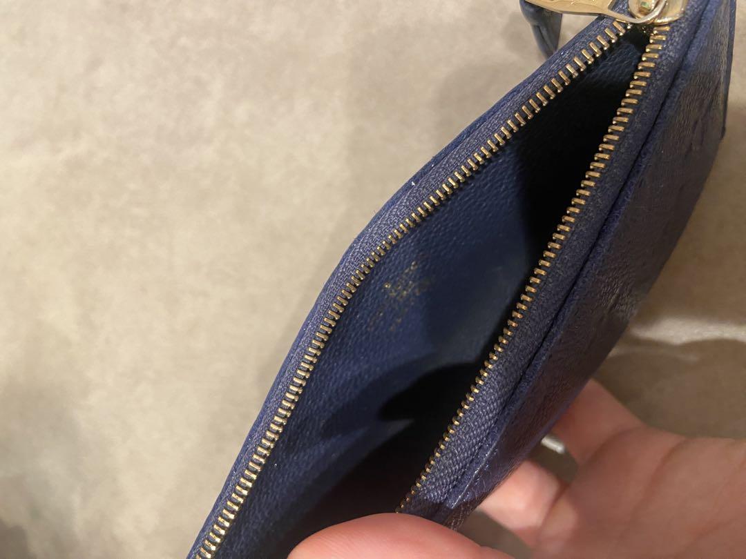 Louis Vuitton レザー長財布　アンプラント