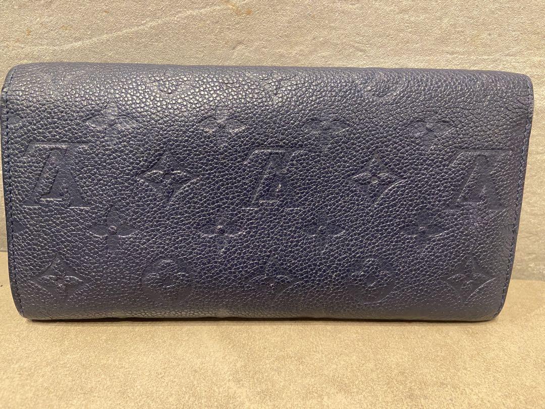 Louis Vuitton レザー長財布　アンプラント
