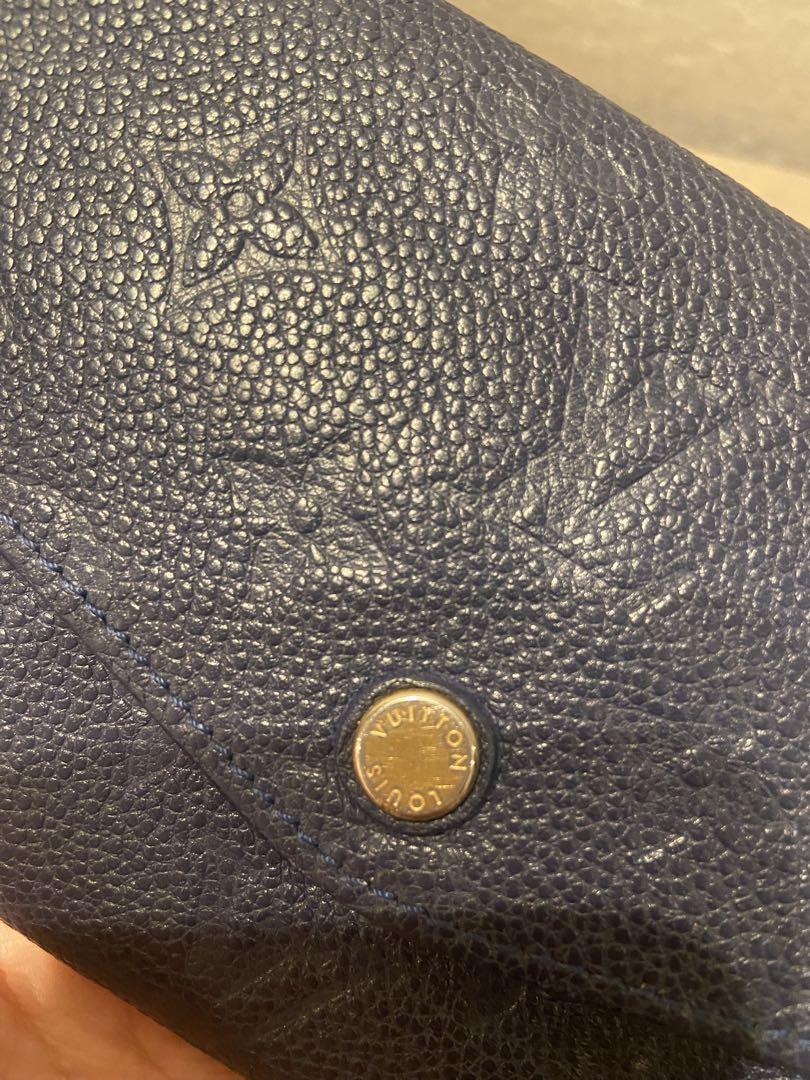 Louis Vuitton レザー長財布　アンプラント