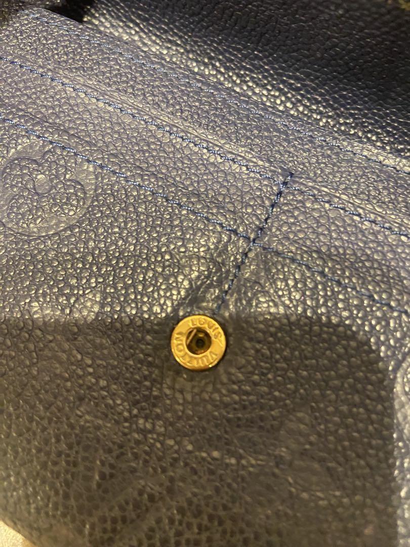Louis Vuitton レザー長財布　アンプラント