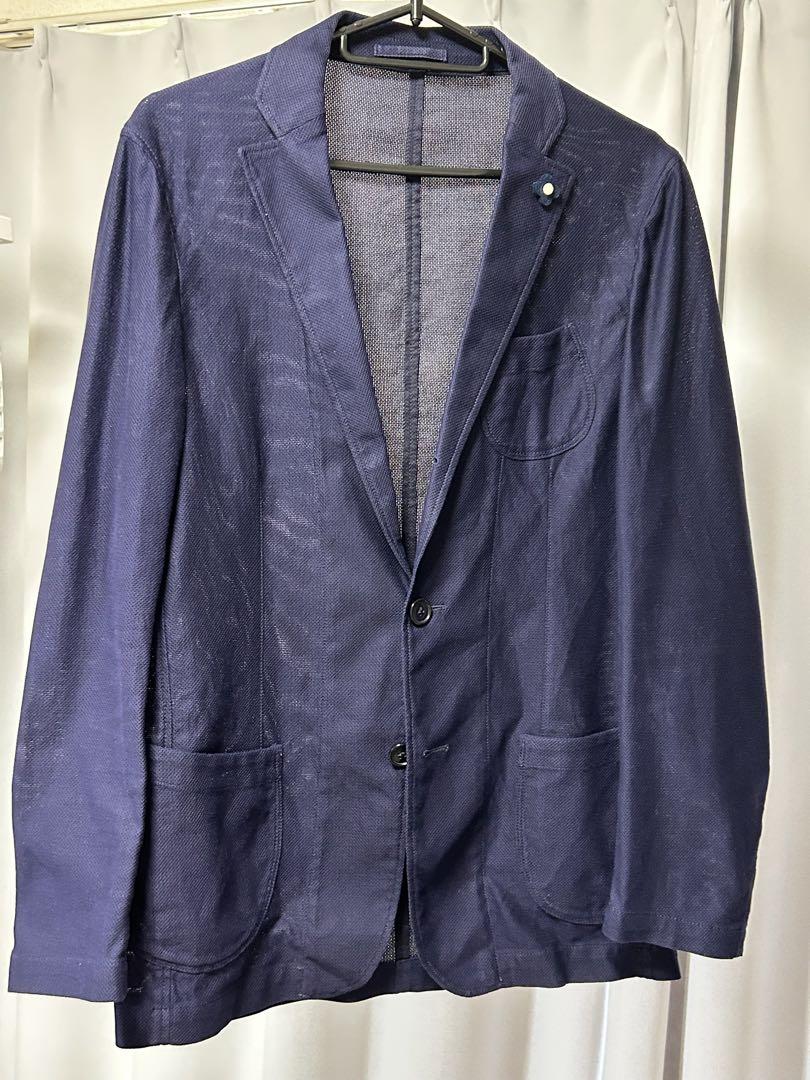 ラルディーニ 春夏ジャケット SALE30】LARDINI ラルディーニ [春夏] ウールリネン ハウンド