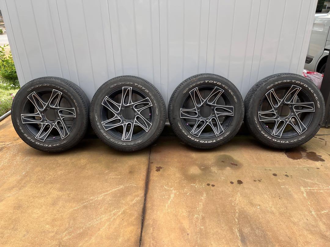 200系ハイエース　RAYS DAYTONA CX タイヤ込み４本セット　中古