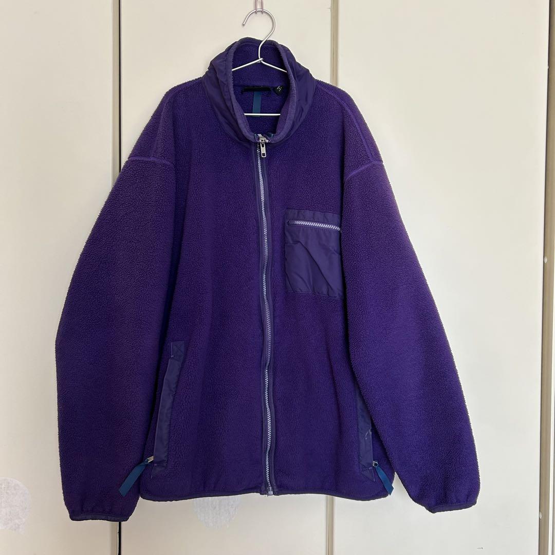 patagonia フリース フルジップ XL 紫
