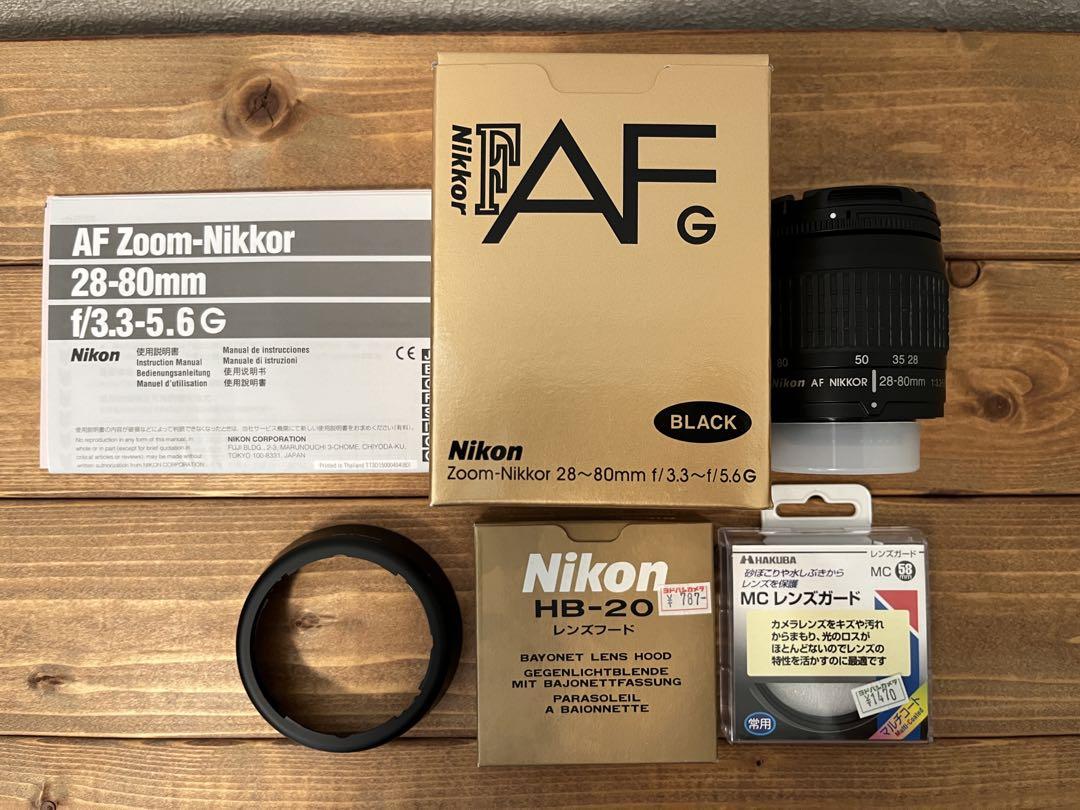 Nikon一眼レフ交換レンズダブルズームセット　28-80mm/70-300mm Nikon一眼レフ交換レンズダブルズームセット 28-80mm/70-300mm