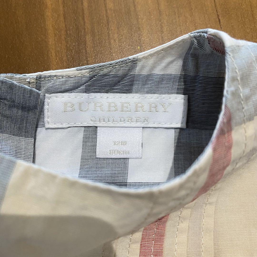 MARY BURBERRY チェック柄 ワンピース パンツ付き80cm