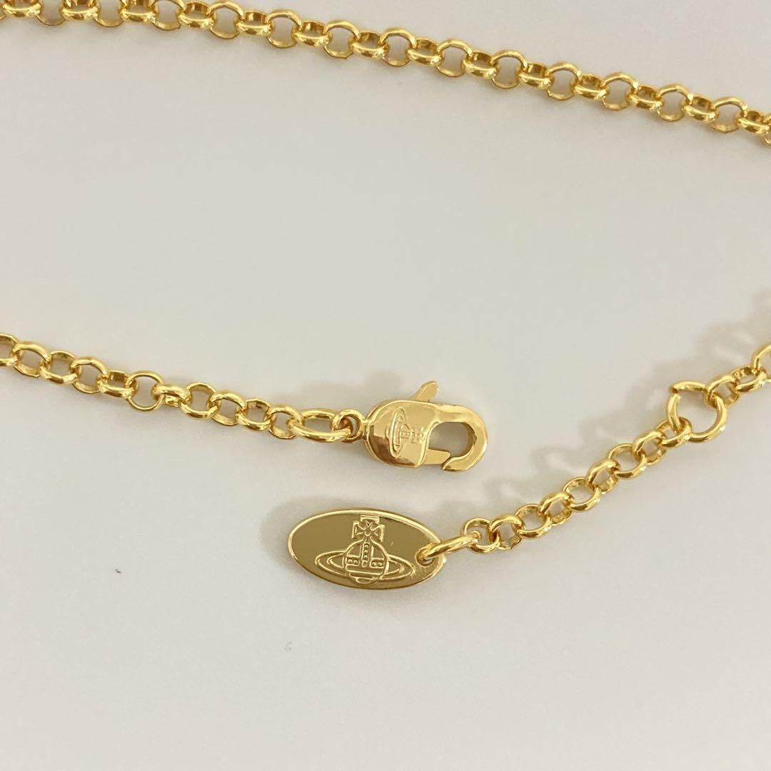 Vivienne Westwood DORINA MOONネックレス　ゴールド