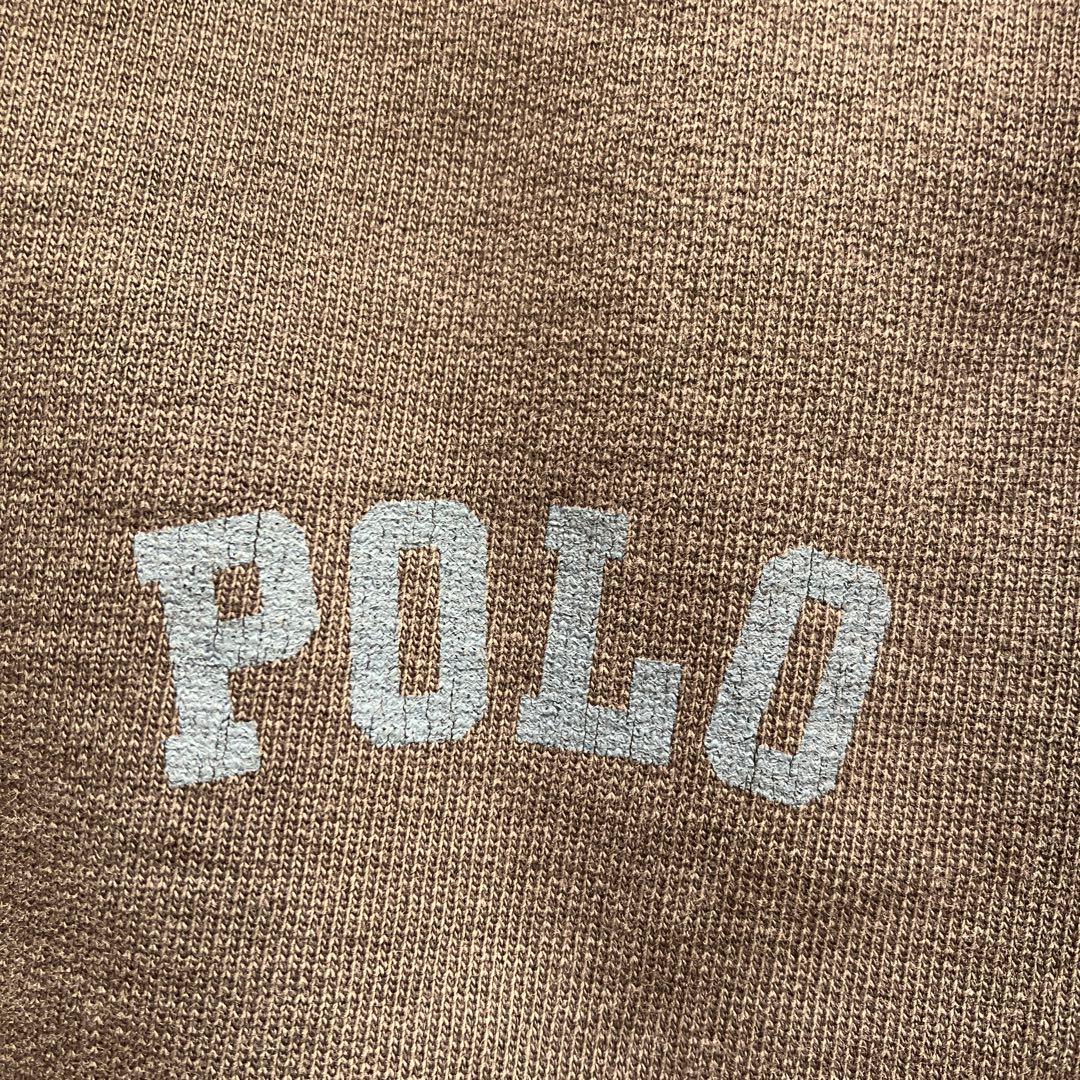 ラルフローレン ハーフジップスウェット L USA製 vintage フェード