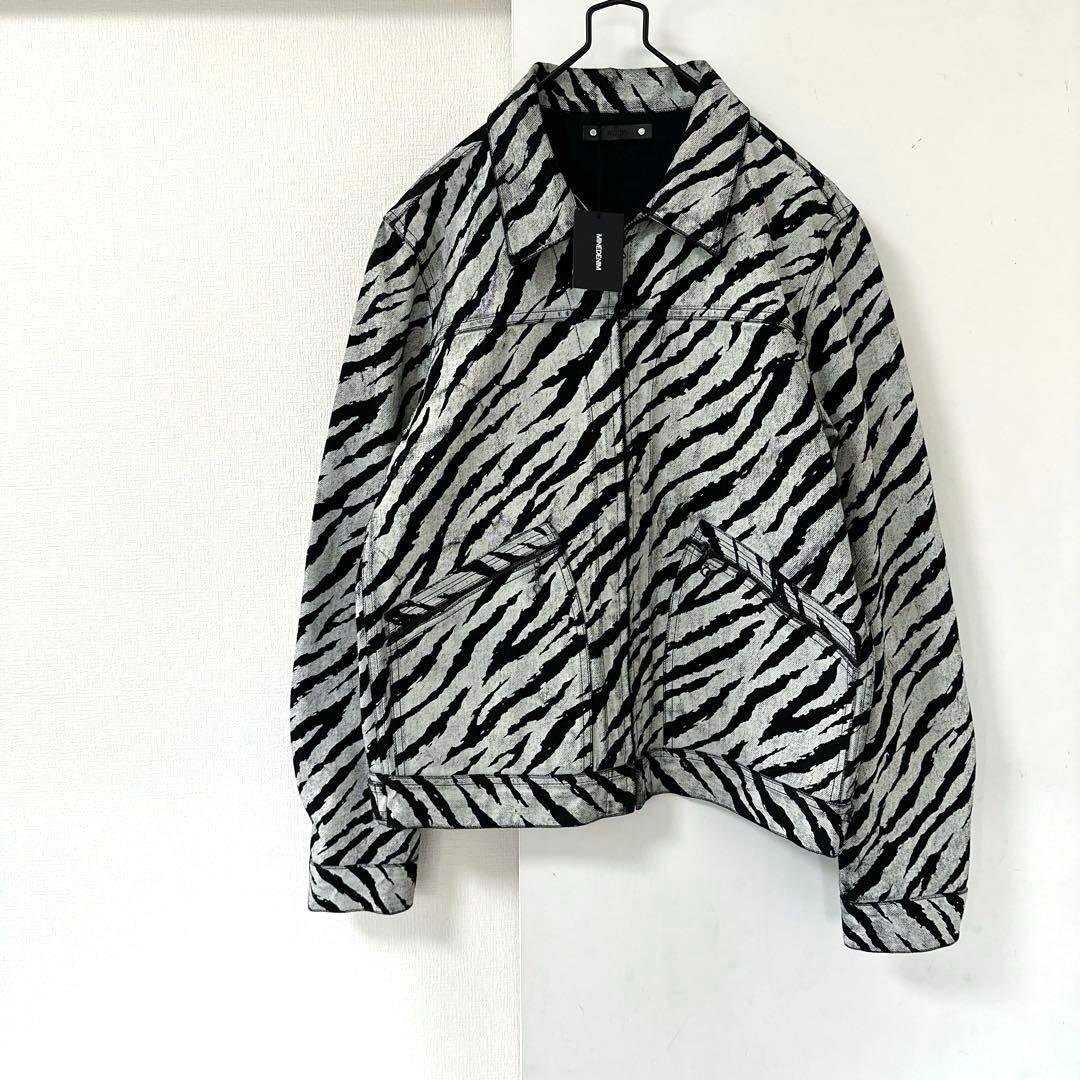 MINEDENIM Diago.T Denim ゼブラ柄 デニム ジャケットL MINEDENIM