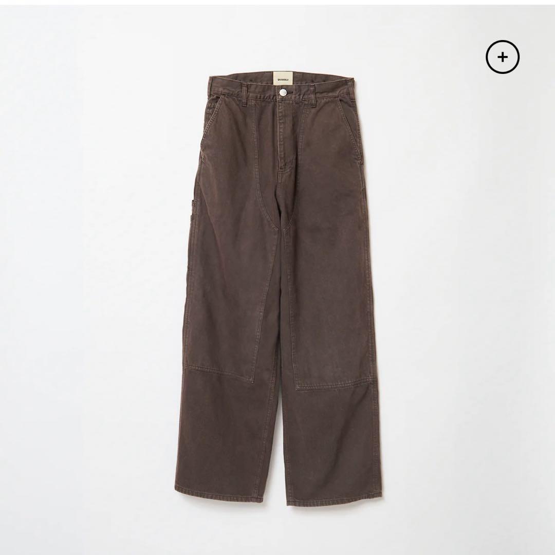 THE SHISHIKUI Painter pants brown 茶 30 - メルカリ