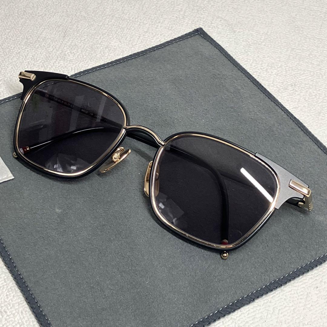 【美品】THOM BROWNE TB-107-A 51size サングラス12K