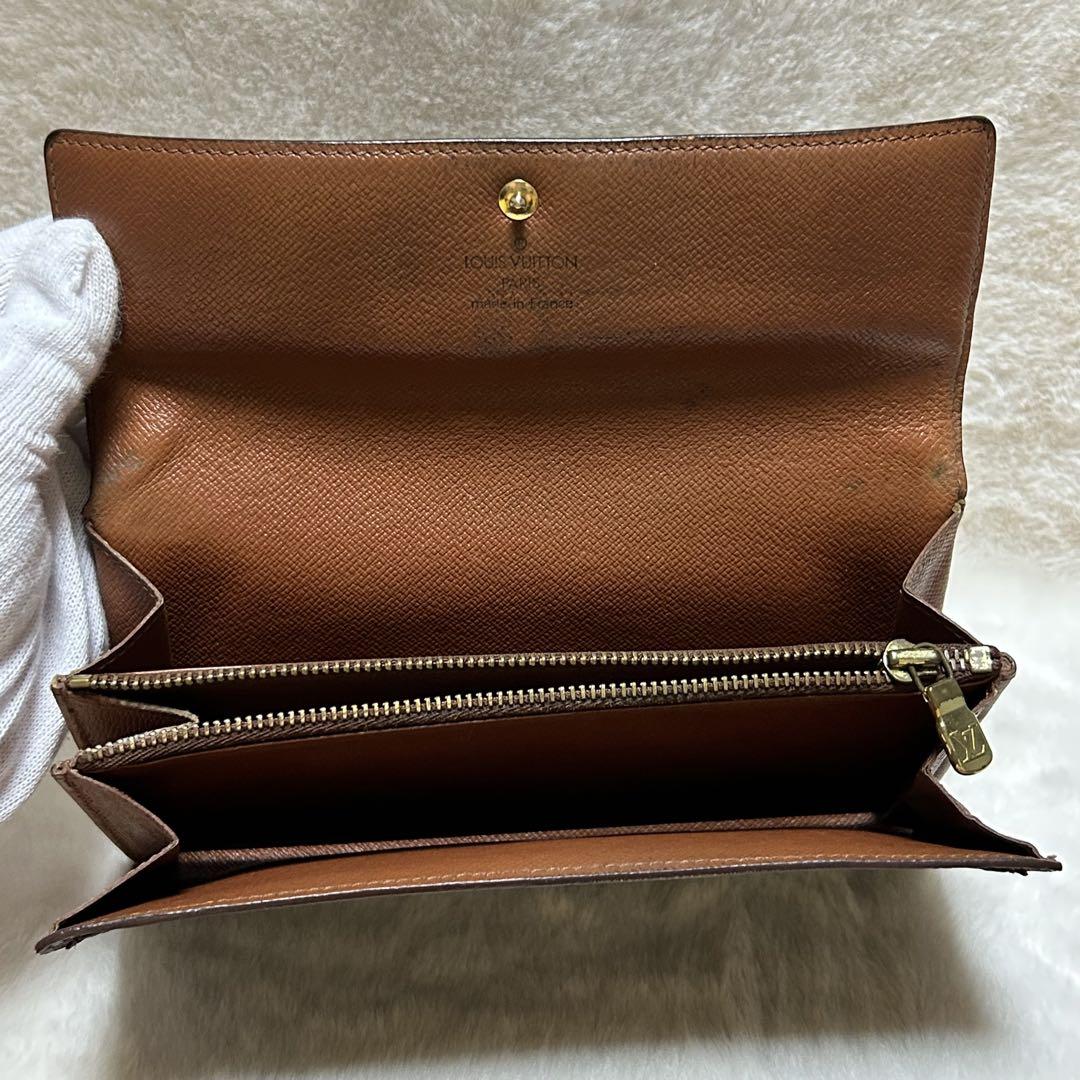 ルイヴィトン ポシェット ポルトモネクレディ モノグラム長財布 M61725