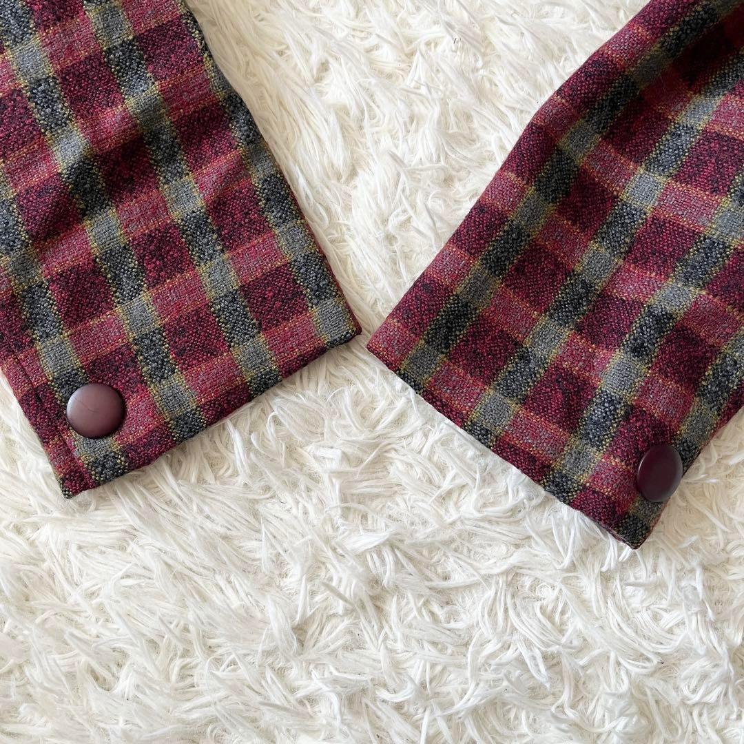 Christian Dior　日本限定　ブロックチェックコート　新品同様 Christian Dior ディオール ブロックチェックジャケット ウール