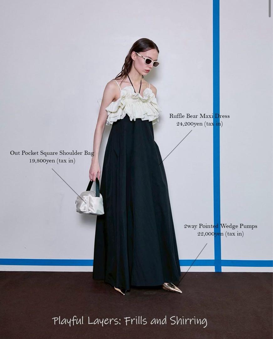 メゾンスペシャル　Ruffle Bear Max Dress