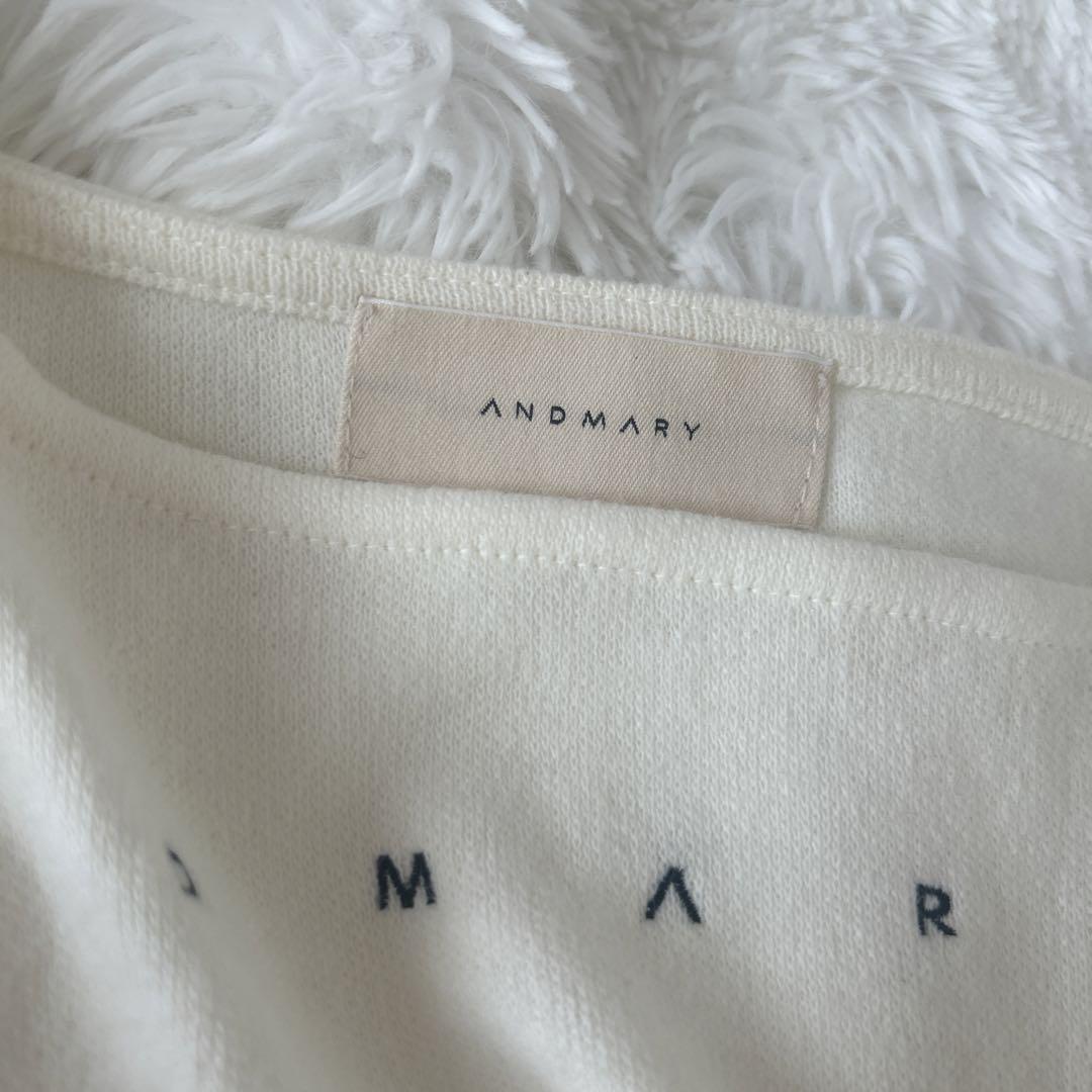 トップス ANDMARY ribbon oneshoulder tops