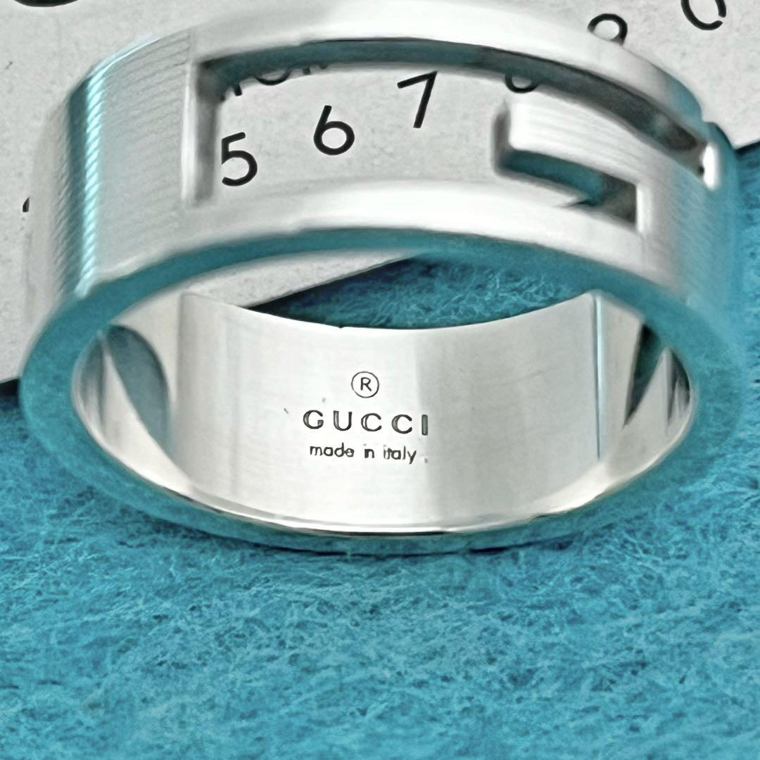 美品　GUCCI 指輪　Gリング 18号