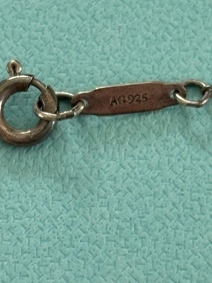【ジャンク品】Tiffany & Co. リボンモチーフ ネックレス