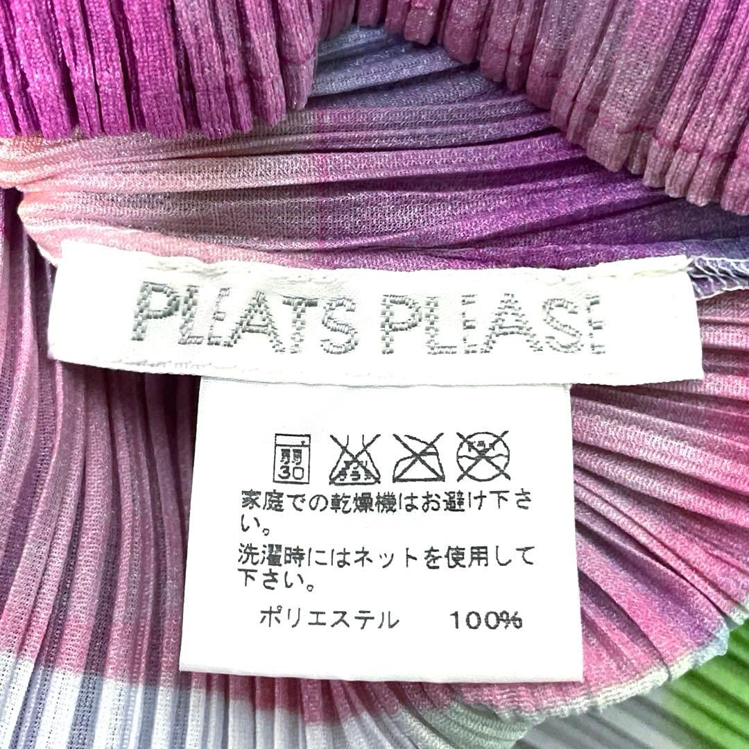 プリーツプリーズ イッセイミヤケ PLEATS PLEASE カットソー 総柄