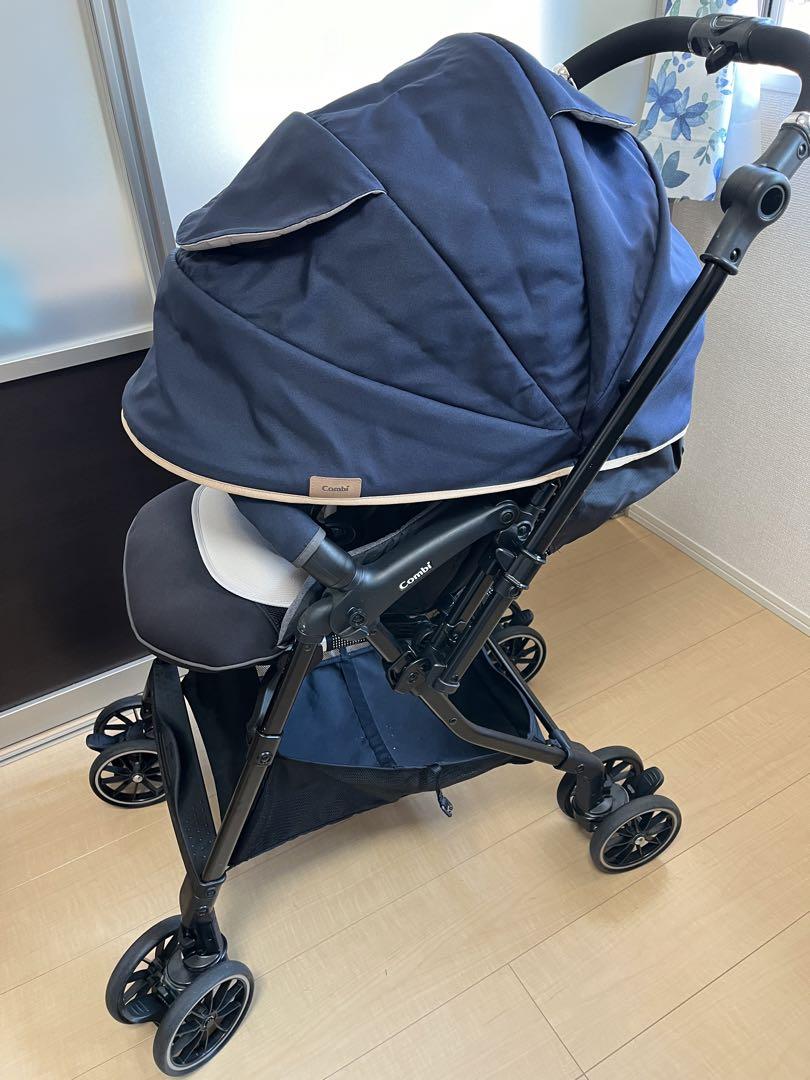 【11月末まで】コンビ　スゴカルα 4キャス　エッグショック　キルテットネイビー