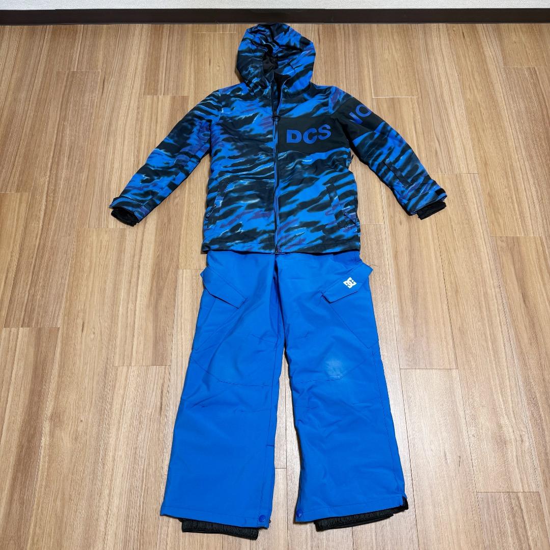 DC スノーボードウェア 上下セット ブルー130cm
