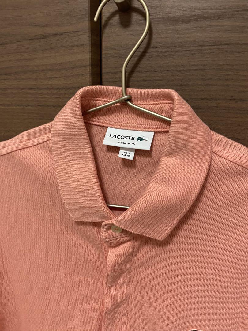 LACOSTE ピンク ポロシャツ XSサイズ