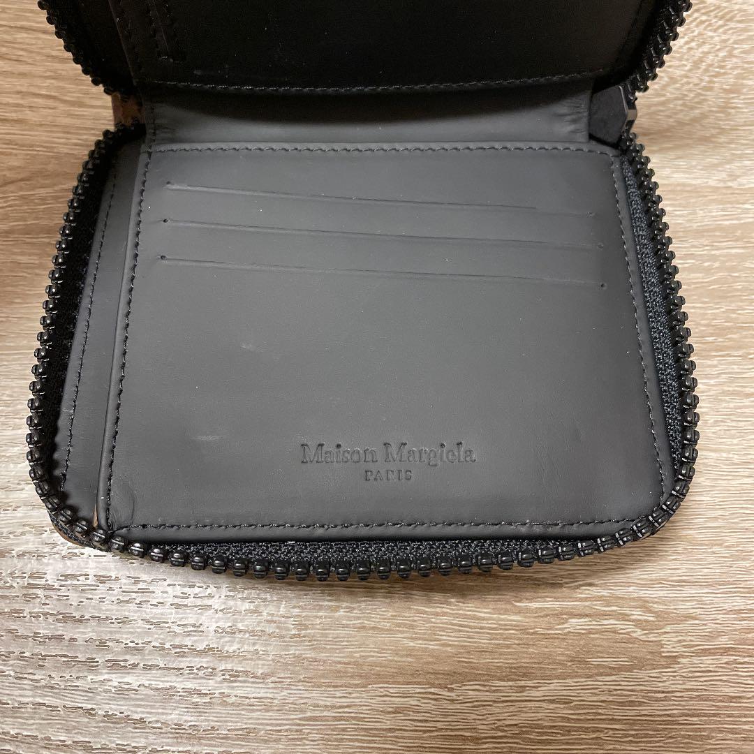 大人気人気 新品 折り財布 ジップ 茶 utUdW-m61980484667 maison margiela メゾンマルジェラ 好評大特価