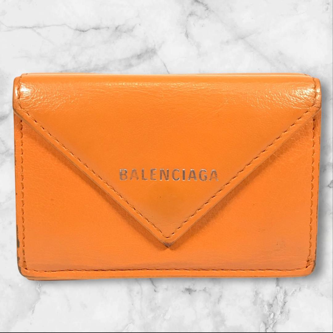 バレンシアガ BALENCIAGA コンパクトウォレット 三つ折り財布 伊製