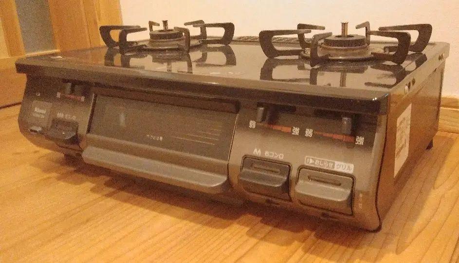 新作SALE リンナイガステーブルLPガス 魚焼いてませんのでグリル内も綺麗 EpM8i-m61981574902 高品質得価