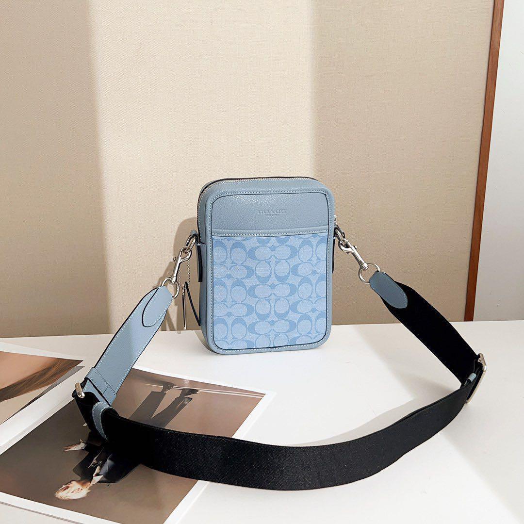 コーチ COACH ネイビー ロゴショルダーバッグ CG996